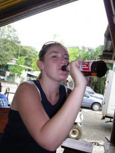 V_drinking_pilsen_in_Costa_Rica
