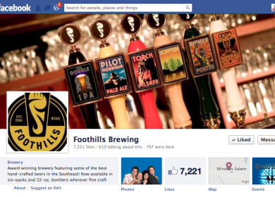 Foothills Brewing Facebook